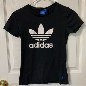 Black Adidas Fitted Tee